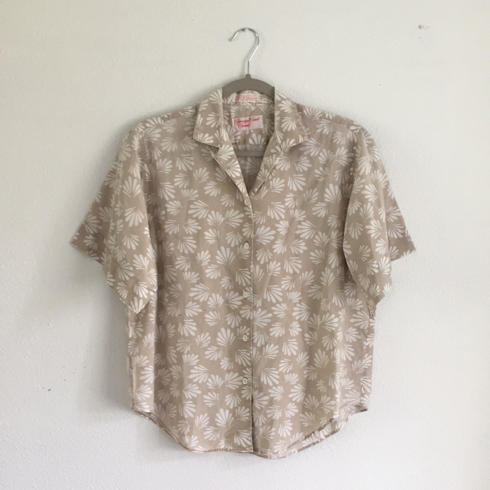 Vintage 60s Carriage Court Classic button up top